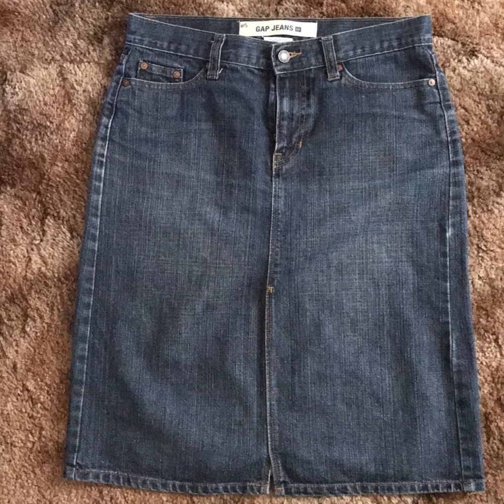 Gap jeans size 6 skirt denim